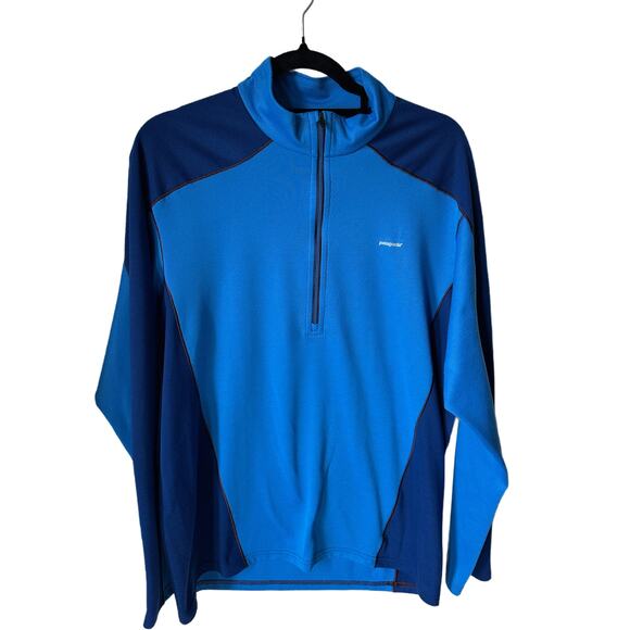 Patagonia Men’s Midweight Quarter Zip Pullover Retro Vintage Base Layer Men’s L - Picture 1 of 8